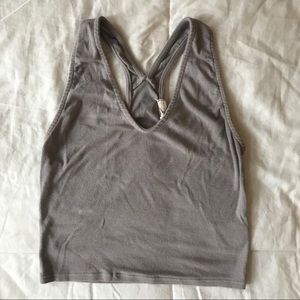 Dark taupe tank